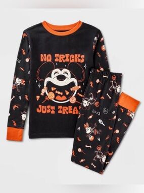 Mickey Mouse & Friends Kids' Mickey Halloween 2-Piece Sleep Pajama Set